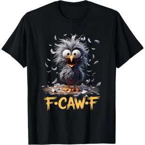 Cartoon Humor T-Shirt F caw F - Bild 1 von 9