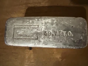 Eutectic Metals Co Inc Vintage Silver Bar 49.77 T.O. Rare - Picture 1 of 9