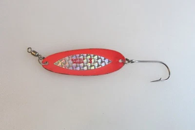 Lot #263 Vintage Les Davis Scalelite Wobbler #3 Spoon Fair/Good Condition - Image 1 of 2