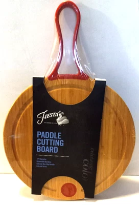 Круглая разделочная доска для весла Fiesta 10 дюймов новая нераспакованная - Изображение 1 из 2