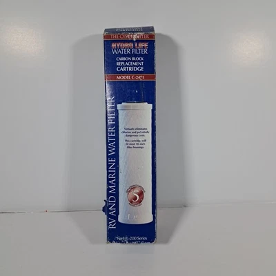 Hydro Life Water Filter C-2471 Carbon Block Replacement Cartridge Foto 1 de 4