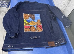 Vintage Platinum Fubu Fat Albert Cosby Men’s Denim Outfit Jacket 6XL - Picture 1 of 13