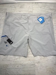 Neu mit Etikett - Columbia vorne flach Chino PFG Herren Terminal Tackle Short Größe 54 10’’ GRAU - Bild 1 von 9