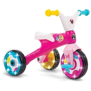 Triciclo LED Minnie Mouse para niños pequeños ligero divertido paseo en juguete para edades de 1,5... - Imagen 1 de 12