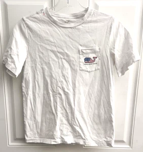 Vineyard Vines Graphic Short Sleeve Pocketed T-Shirt 100% Cotton Small (8-10) - Picture 1 of 5