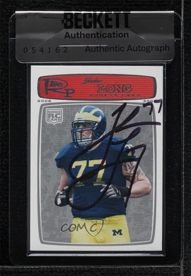 BAS 2008 Topps Rookie Progression Silver /299 Jake Long Seal of Authenticity RC - Image 1 of 2