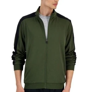 ID Ideology feuchtigkeitsableitende Herren-Strickjacke normaler Passform, NativeGrn schwarz Small - Bild 1 von 5