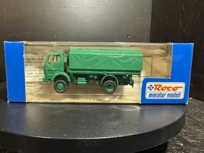 Roco H0 1383 Daimler Benz 1017 A Polizei-LKW mit Plane 1:87 OVP - Bild 1 von 2