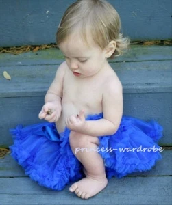 NewBorn Royal Blue Baby Pettiskirt/Dance Tutu N28 - Picture 1 of 1