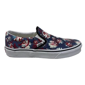 Vans Classic Slipper Crew Floral Damenschuhe 9,5 blau lila rot neu - Bild 1 von 5