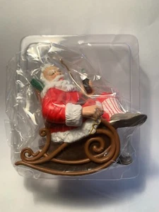 Vintage Hallmark Andenken Weihnachtsschmuck Santa Taking a Break Coca-Cola 1997 - Bild 1 von 12