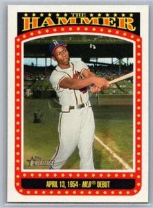Hank Aaron 2023 Topps Herritage The Hammer #TH-1 - Picture 1 of 2