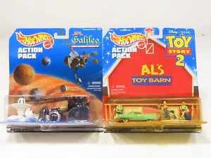Mattel Hot Wheels Action Pack Set of 2 - Al's Toy Barn & JPL Galileo LN 8485 - Picture 1 of 8