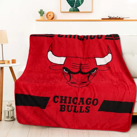 Northwest NBA Chicago Bulls Legion Raschel Throw, 50" x 60" Cover