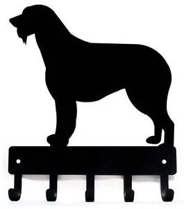 Percha para llaves/correas Irish WolfHound para perros hecha en EE. UU. - Imagen 1 de 6