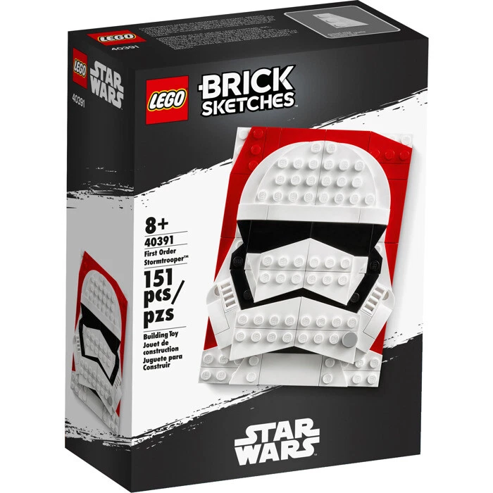 LEGO Star Wars First Order Stormtrooper Brick Sketches Box Set 40391 (SEALED) - Image 1 of 1
