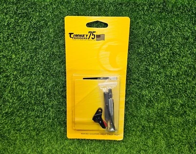 Timney Triggers Glock Gen 5 Enhanced Feel Trigger Shoe, BLK/RED #GLOCK-EFT-5