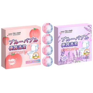 4pcs Toilet Bowl Cleaners Fresh Scent Long-Lasting Household Cleaners Deodorize - Picture 1 of 13