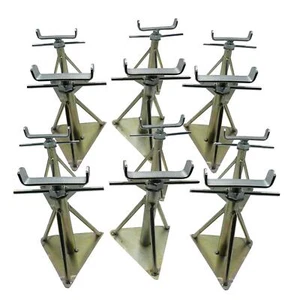 "Soporte de eje de caravana estático muy pequeño X12 (soporte extra ancho 7,1"" - 10,4") - Imagen 1 de 7