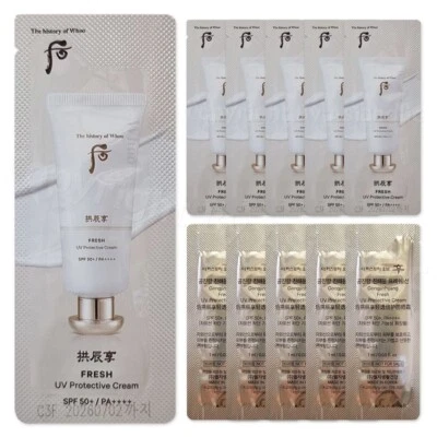 The history of Whoo Gongjinhyang Crema Protectora UV Fresca 1 ml (10 piezas ~ 150 piezas) Foto 1 de 4