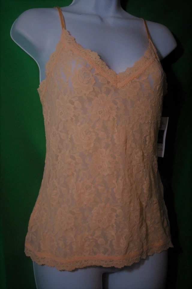 NUEVO HANKY PANKY 484731 APCO HECHO EN EE. UU. LENCERÍA CORREAS CUELLO EN V ENCAJE CAMISOLA S Foto 1 de 1