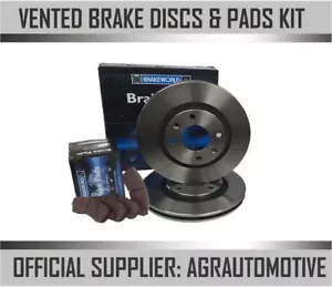 OEM SPEC FRONT DISCS AND PADS 256mm FOR VOLKSWAGEN POLO 1.2 60 BHP 2009-14 - Picture 1 of 7