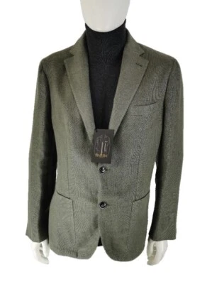 Barba Blazer Hombre Talla 56 (Mezcla Lino, Lana y Seda) NUEVO Foto 1 de 4