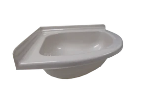 BEIGE CORNER VANITY SINK caravan motorhome boat campervan  - Picture 1 of 1