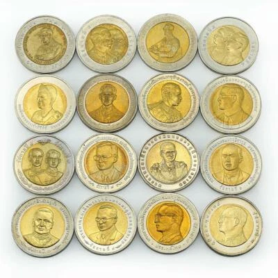 Thailand 10 Baht Set 63 Münzen - Bild 1 von 4
