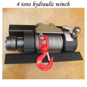 Towing Hydraulic Winch 4 Tons Hydraulic Clearing Winch with 25 Meters Wire Rope - Picture 1 of 15
