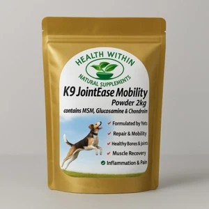 Suplemento de glucosamina condroitina MSM canina 2 kg displasia articular de perro - Imagen 1 de 10