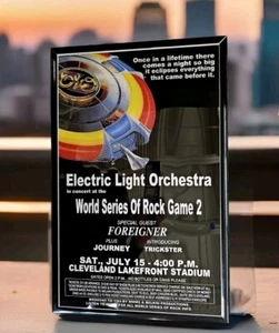 ELO World Series of Rock Cleveland Stadium Concert Poster 11 X 17 Framed - Picture 1 of 3