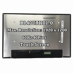 B140UAK01.0 LCD Touch Screen Panel EDP 40 pins 60Hz 1920×1200 On-Cell Touch - Picture 1 of 2