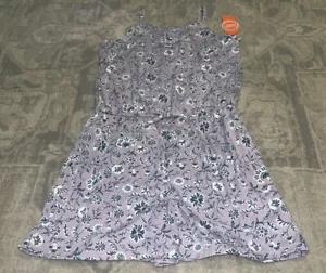 Wonder Nation Girls Sleeveless Knit Romper Shorts Purple Size Large ( 10-12 ) - Picture 1 of 5