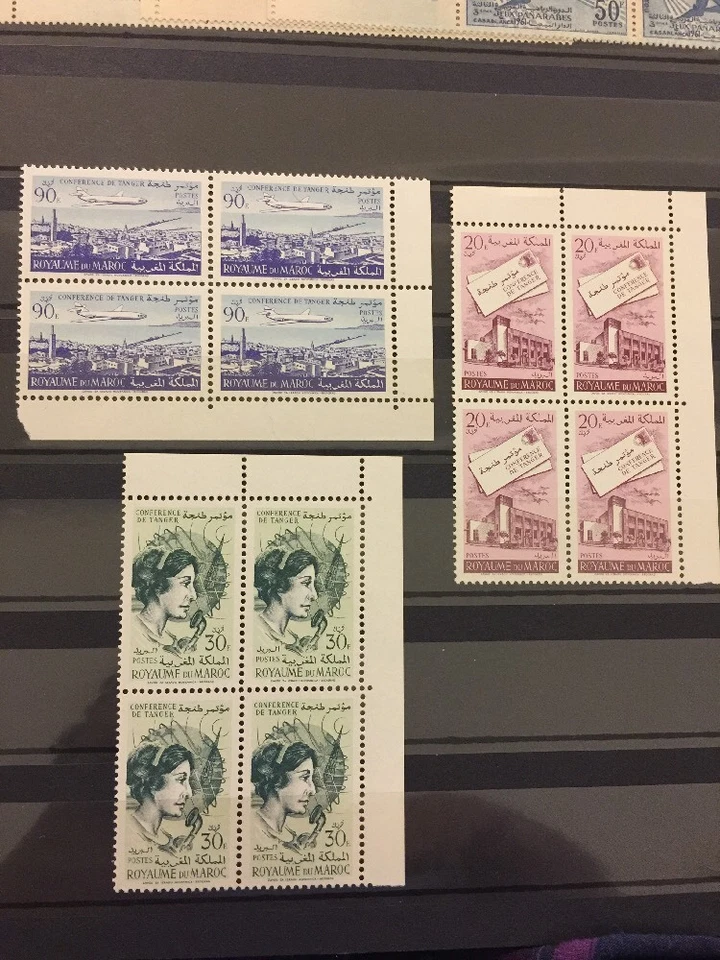 Morocco Maroc MNH Stamp B4 Tanger Tangiers Conference Telecom - Image 1 of 1