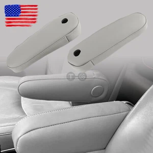For 2003‑2009 Lexus RX 300 330 350 Leather Seat Armrest Cover Trim Set 2pcs Grey - Picture 1 of 11