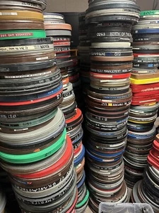 Lot Of 5 16mm Prints University Surplus Educational Etc Movie LARGE Reels - Picture 1 of 2