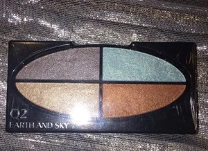 SHISEIDO eye shadows quad Q2 Earth & Sky-BEAUTIFUL COLORS-...NEW!!! - Picture 1 of 5