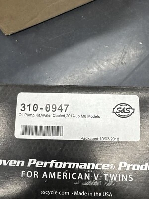 S&S Oil Pump #310-0947 Harley Davidson Electra Glide/Road Glide/Ultra Glide - Image 1 of 2