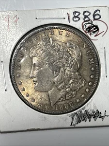Duffy’s 1886 Morgan Silver Dollar Semi Pl EZ Ship DM940 - Bild 1 von 3