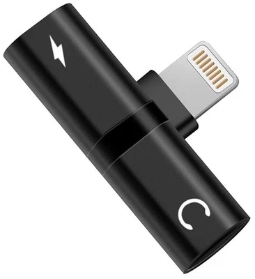 Adaptador divisor de audio y cargador 2 en 1 para iPhone 7 8 X XR 11 12 13 14 Pro Max Foto 1 de 4