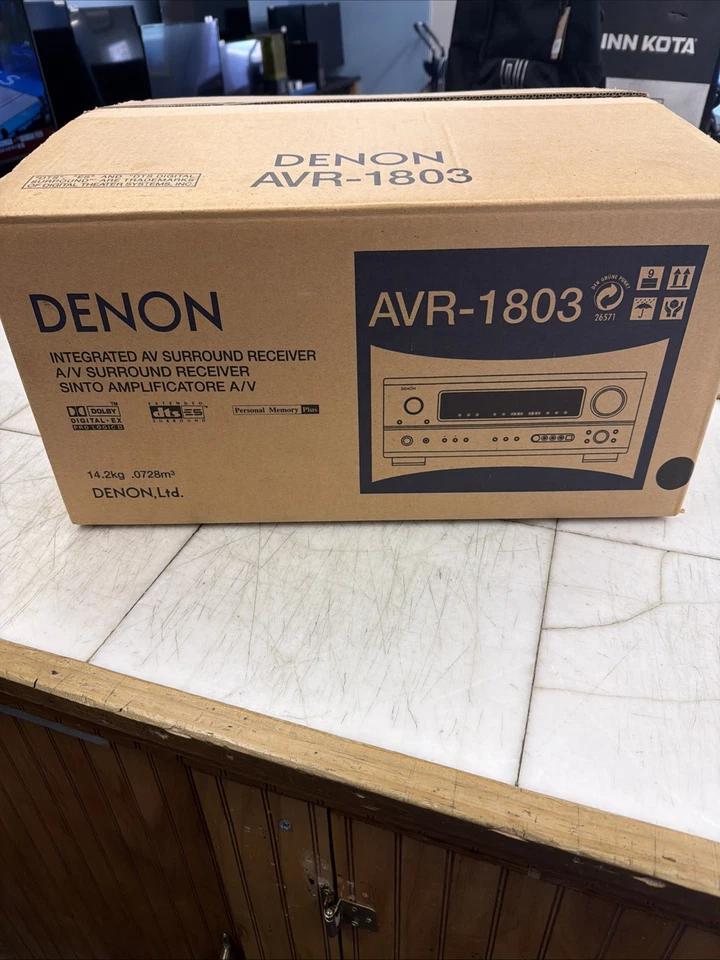 Denon AVR-1803 AM/FM/CD Surround Sound Stereo Receiver With Remote Bundle Tested - Image 1 of 1