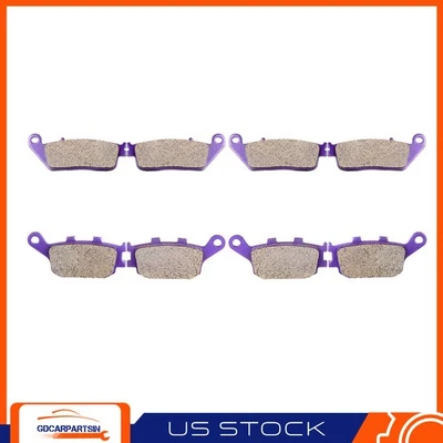 For 2005-2009 Honda VTX1300C VTX1300R Front and Rear Brake Pads Carbon Fiber - Image 1 of 4