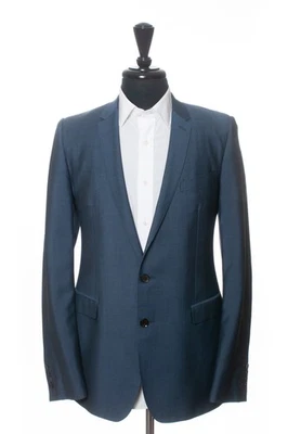 Burberry London Slate Blue Mohair Blend Slim Fit Suit 22358 - Image 1 of 4