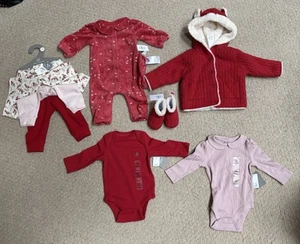 Lot Of 8 Baby Gap Girl Baby Clothes Most 3-6 Months Read Description - Picture 1 of 20