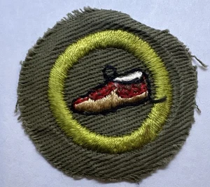 Insignia de mérito de cuero BSA tipo E 1947-1960 verde caqui - Imagen 1 de 1