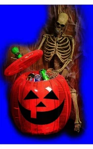 INFLATABLE PUMPKN ICE DRINKS COOLER ESKY HALLOWEEN ACCESSORY DECORATION - Bild 1 von 1