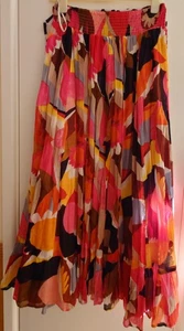 Derhy Landerneau Skirt L, red - Picture 1 of 2