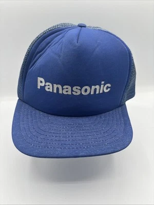 Gorra de camionero SnapBack SnapBack azul Panasonic de colección (usada) Foto 1 de 4