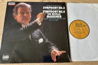 CAPRICCIO C 27 106 DIG SCHUMANN SYMPHONIES 3-4 LP MARRINER (1986) EX++ GERMANY - Image 1 of 2